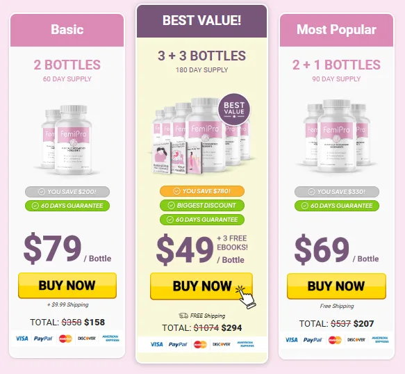 Femipro Price